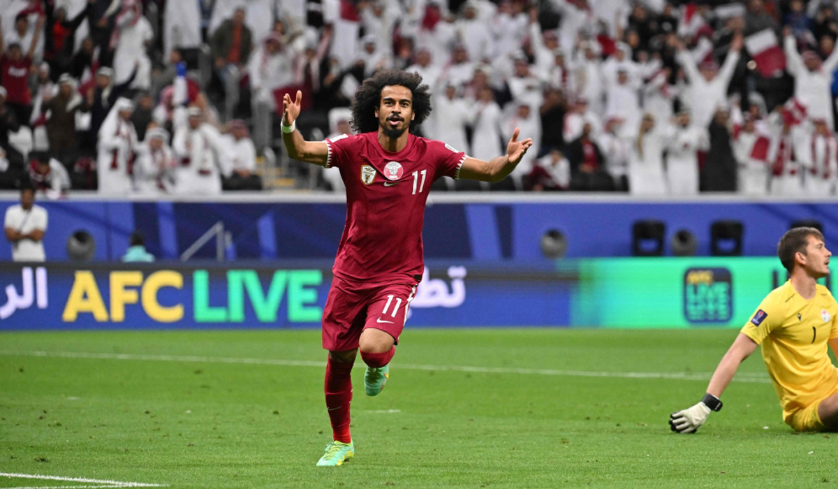 Afif scores again as Qatar beat Tajikistan to reach Asian Cup Round of 16 